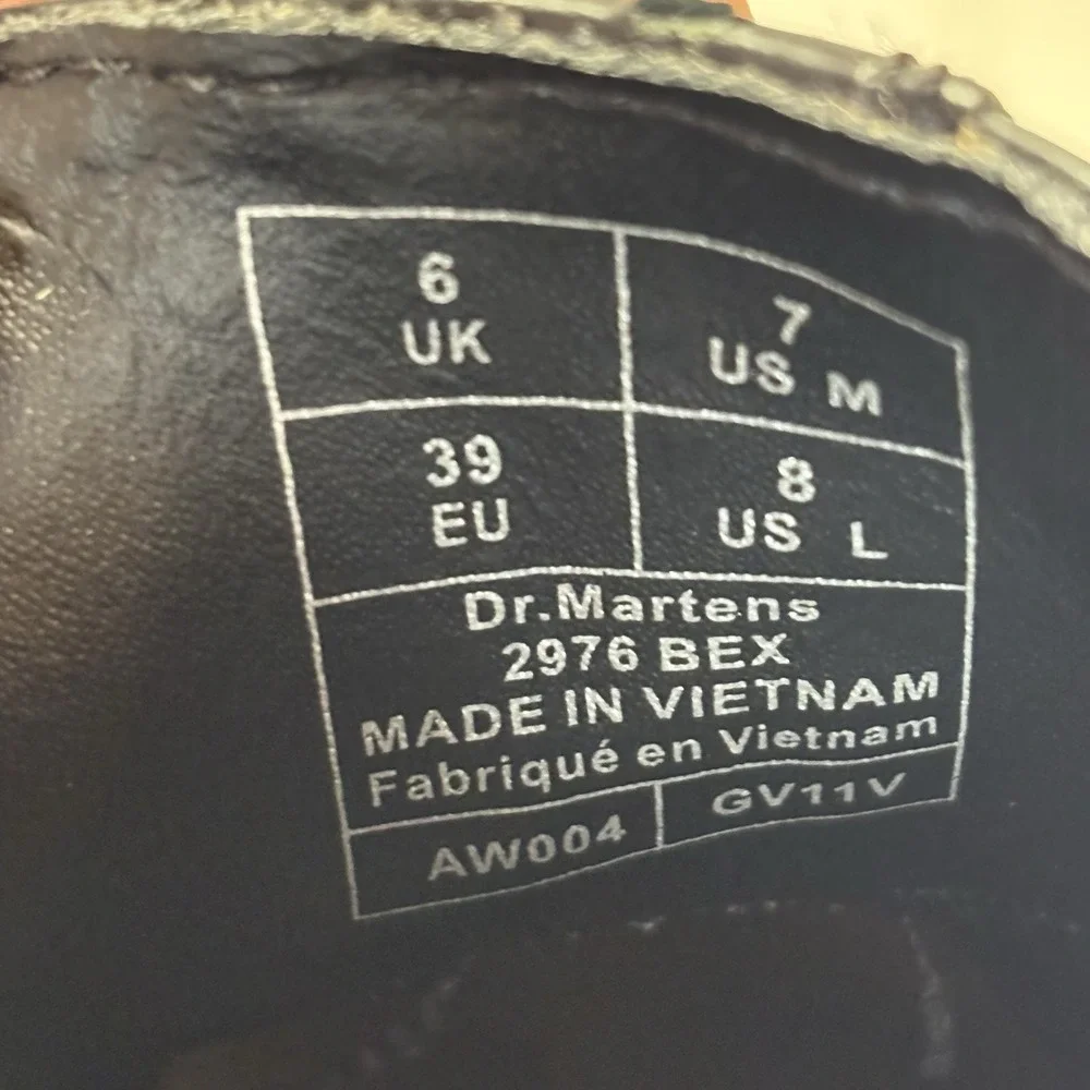 Dr Martens 2976 Bex Chelsea Boot Mens US 7 W 8 Soft Toe Work Black Leather Ankle